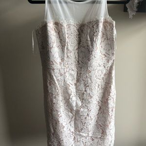 White semi-formal dress